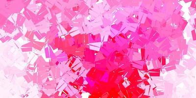 Light pink vector polygonal pattern.