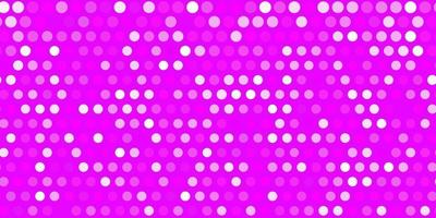 Light pink vector background with bubbles.