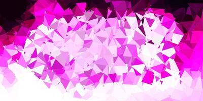 diseño poligonal geométrico vector rosa claro.