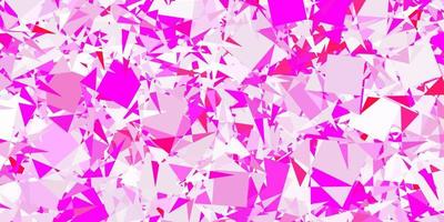 Light Pink vector background with polygonal forms.