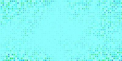 Light Blue, Green vector background with bubbles.