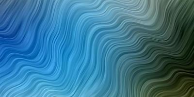 Light Blue, Green vector background with bows.
