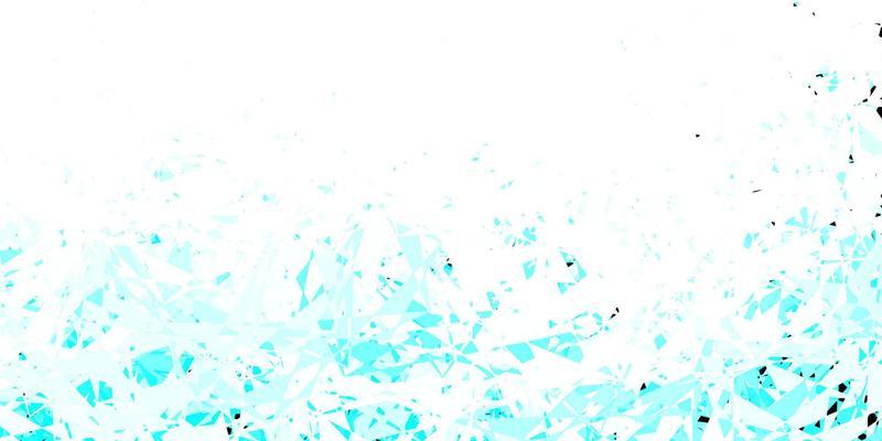 Light pink, blue vector texture with random triangles.