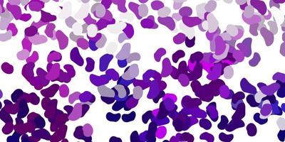 Light purple vector pattern with abstract shapes.