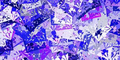 Light Purple vector backdrop with triangles, lines.