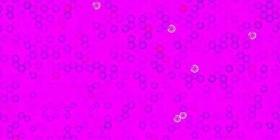 Light Purple vector pattern with magic elements.