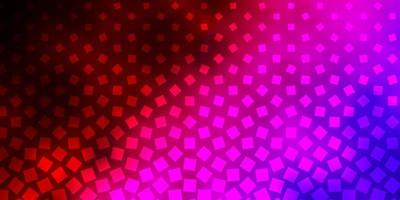 Dark Blue, Red vector background with rectangles.