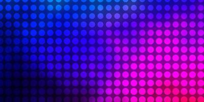 Dark Blue, Red vector background with circles.