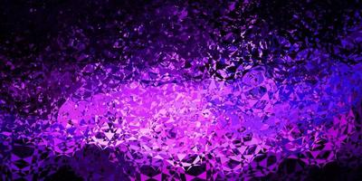 Dark purple vector backdrop with triangles, lines.