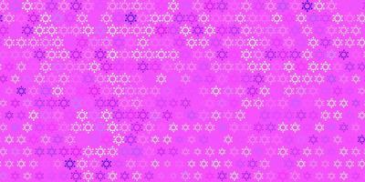 Light purple vector background with covid-19 symbols.