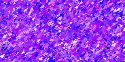 Light purple vector pattern with polygonal shapes.