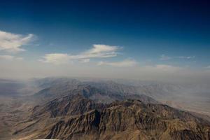 península arábiga omán montañas aire panorama foto