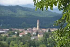 pueblo de campo en italia foto