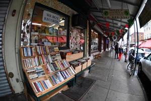 PHILADELPHIA, USA - APRIL 24 2017 - philadelphia little italy district with shops and restaurants photo