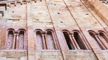 outdoor wall of Basilica di San Zeno in Verona photo