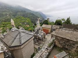 Monterosso Cinque Terre old cemetery tombs photo