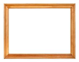 vintage simple narrow wooden picture frame photo