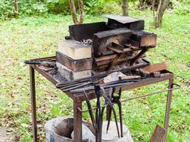 forge of country outdoor blacksmith photo