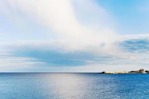 view of calm Ionian Sea near Giardini Naxos resort photo