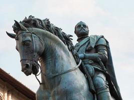 Equestrian Monument of Cosimo I close up photo