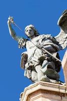 statue of Michael the Archangel close up on Castle photo