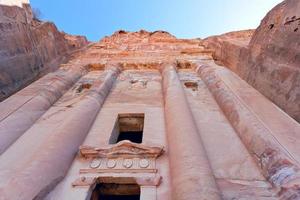 facade of Urn Tomb in Petra photo