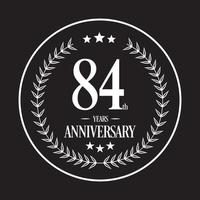 Luxury Anniversary Logo illustration vector. Free vector illustration