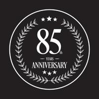 Luxury Anniversary Logo illustration vector. Free vector illustration