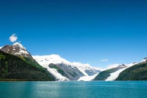 alaska prince william sound vista al glaciar foto