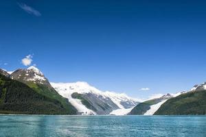 alaska prince william sound vista al glaciar foto