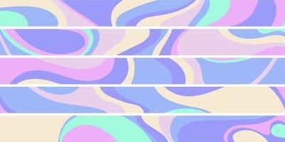 Psychedelic y2k background 2000. Vector illustration in retro aesthetic 1990 style.