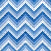 Zigzag geometric gradient seamless pattern. Simple flat illustration of wave symbol, geometric triangle. Abstract gradation blue color. For wallpaper, background, poster, fabric, printing motif. vector