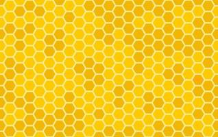 fondo de panal. colmena de patrones sin fisuras. ilustración vectorial del símbolo de textura geométrica plana. hexágono, trama hexagonal, signo o icono de celda de mosaico. colmena de abejas de miel, amarillo anaranjado dorado. vector