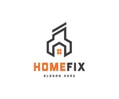 Home Wrench Logo vector