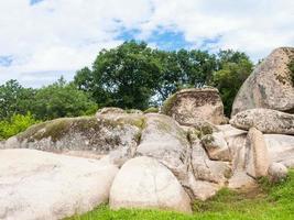 huge boulders of thracian megaliths beglik tash photo
