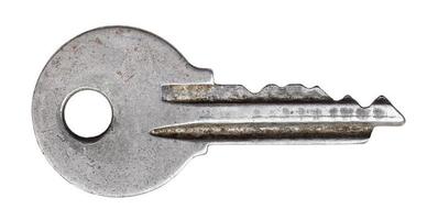 llave de puerta vieja gris foto