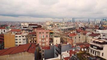 erstaunliche luftaufnahme von istanbul türkei video