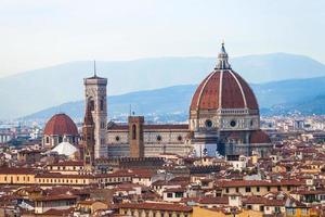 view of Florence Cathedral Santa maria del fiore photo