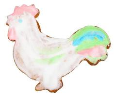 cock figure sweet cookie isolated photo