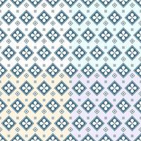 Seamless pattern in 4 color background. Texture for tile, scrapbooking, wrapping paper, textiles, home decor, fabric, wallpaper, background, carpet, clothing. Vector illustration.