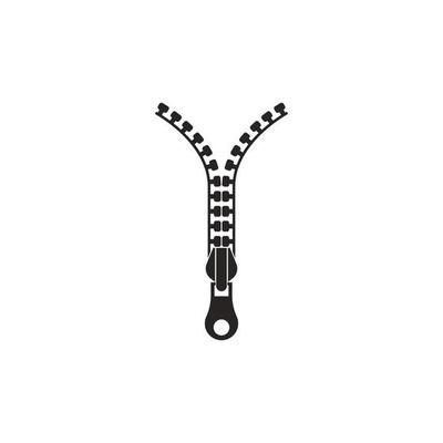 zipper vector icon
