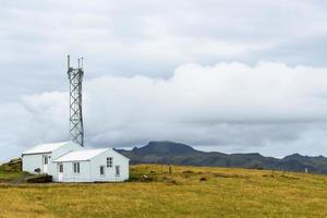 station on Dyrholaey peninsula in Iceland photo