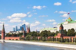 Kremlin embankment, State Palace, Moscow City photo