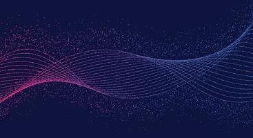 Dynamic abstract liquid flow particles background. Shining abstract particle flow background. vector