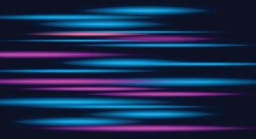 Modern abstract speed line movement. Colorful dynamic motion on blue background. vector