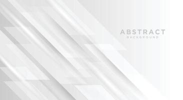 Abstract geometric white and gray color background. vector