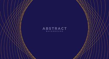 abstract blue wavy background with yellow line wave, vector