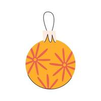 Cute christmas ornaments vector