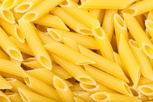 durum wheat semolina pasta penne rigate photo