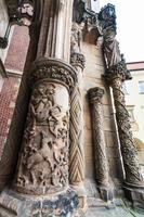 decoración de la puerta de la catedral de wroclaw foto